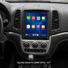 Hyundai Santa Fe 2006-2012 - Radio 9,7" con Apple CarPlay y Android Auto 