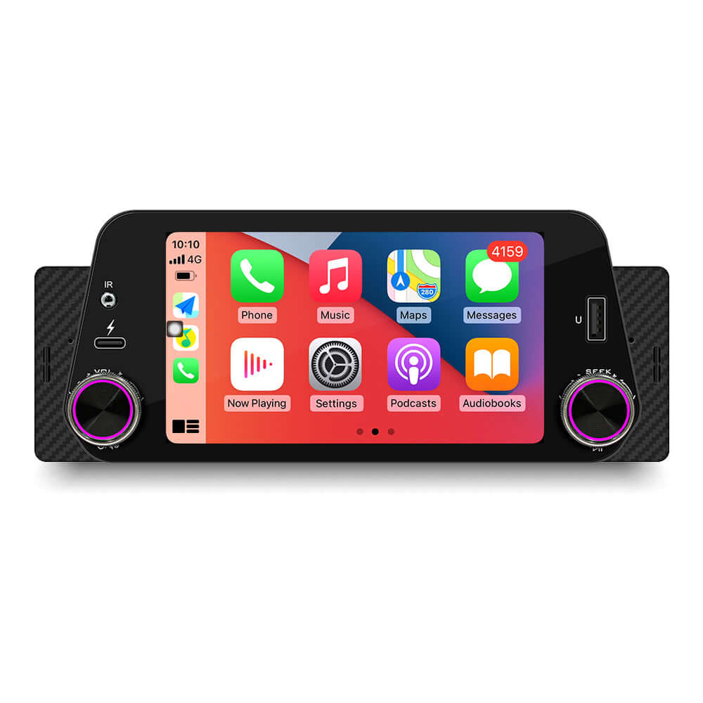 Universal - radio 1-DIN de 5\" con Apple CarPlay y Android Auto