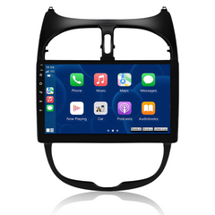Peugeot 206 04-08 - Radio 9" con Apple CarPlay y Android Auto