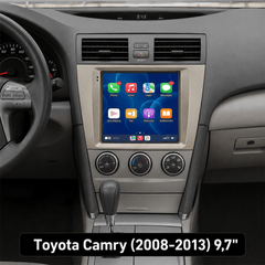 Toyota Camry 2008-2013 - radio de 9,7" con Apple CarPlay y Android Auto 