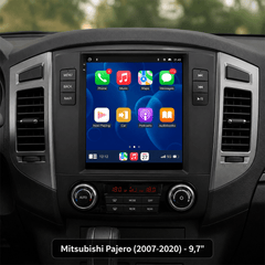 Mitsubishi Pajero 2007-2020 - radio 9,7" con Apple CarPlay y Android Auto 