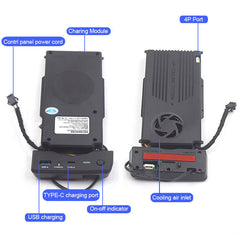 BMW Serie 7 G11/G12 2018-2020 Cargador inalámbrico para móvil con carga rápida de 10W 