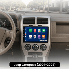 Jeep Compass 2007-2009 - Radio de 10,1" con Apple CarPlay y Android Auto 