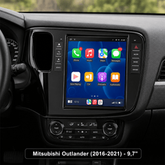 Mitsubishi Outlander 2016-2021 - Radio 9,7" con Apple CarPlay y Android Auto 