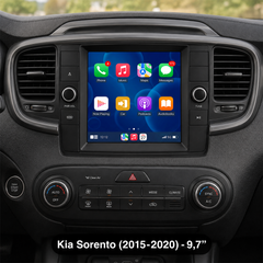 Kia Sorento 2015-2020 - Radio 9,7" con Apple CarPlay y Android Auto 
