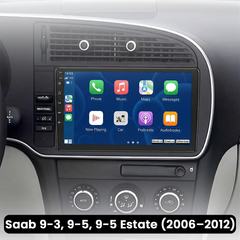 Saab 9-3 07-12 - Radio de 9" con Apple CarPlay y Android Auto 