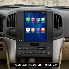 Toyota Land Cruiser 2007-2015 - Radio 9,7" con Apple CarPlay y Android Auto 