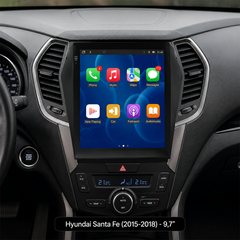Hyundai Santa Fe 2015-2018 - Radio 9,7" con Apple CarPlay y Android Auto 