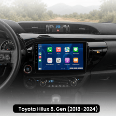 Toyota Hilux 8. Generation 2018-2024 - Radio de 10,1" con Apple CarPlay y Android Auto 