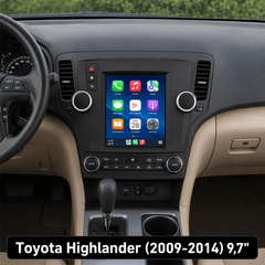 Toyota Highlander 2009-2014 - Radio 9,7" con Apple CarPlay y Android Auto 