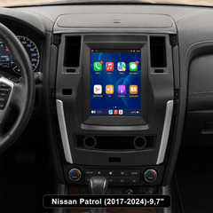 Nissan Patrol 2017-2024 - Radio 9,7" con Apple CarPlay y Android Auto 