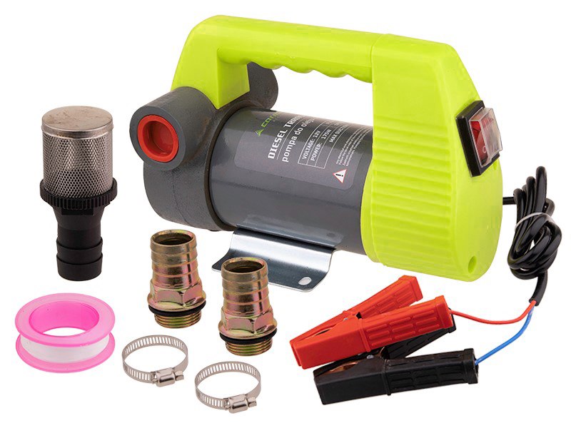 Bomba de gasóleo 12V 175W con filtro y conexiones