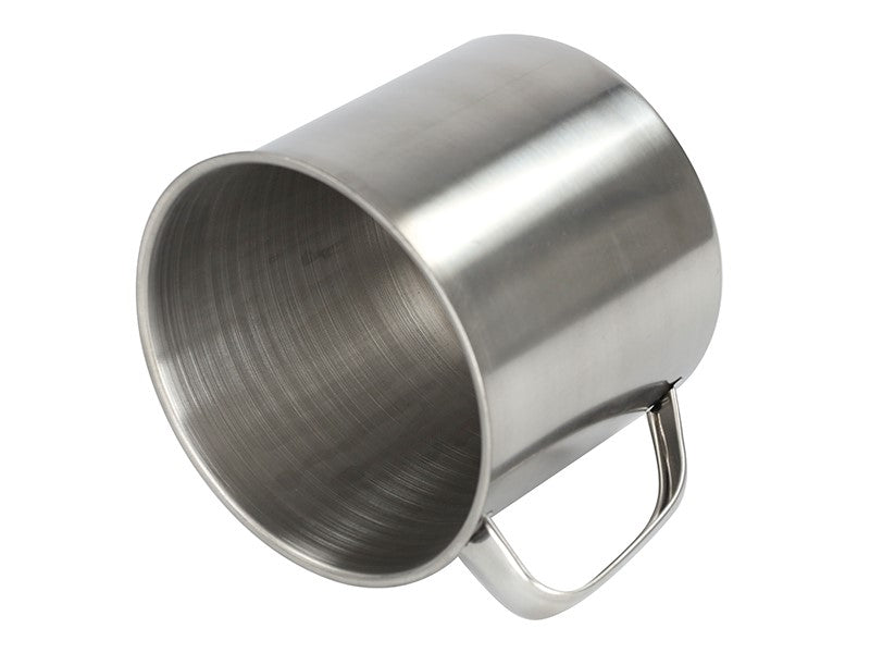 Taza de acero con asa y capacidad de 800 ml