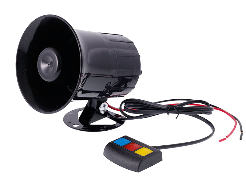 Sirena de 3 tonos 12V 30W de CARMOTION