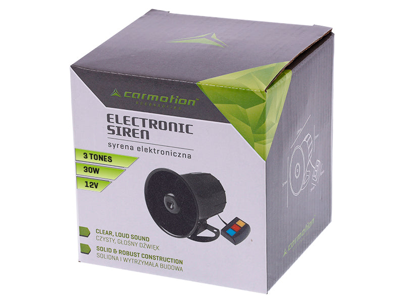 Sirena de 3 tonos con panel de control de CARMOTION
