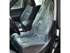 Fundas de asiento desechables de plástico para coche, 10 uds.