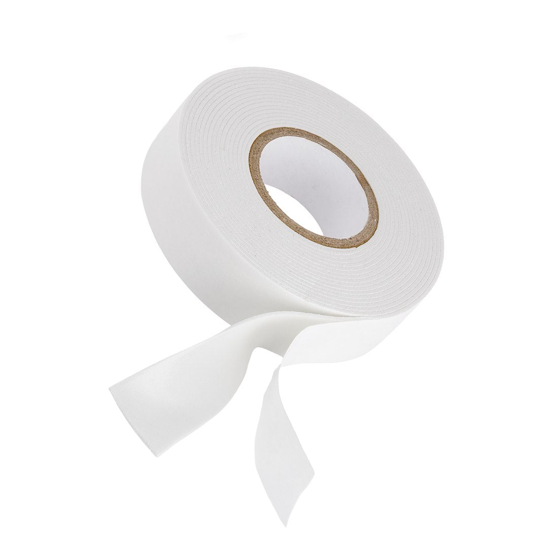 Cinta de espuma blanca de doble cara para montar objetos ligeros