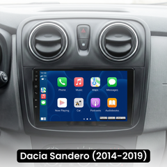 Dacia Logan/Sandero - Radio 9" con Apple CarPlay y Android Auto