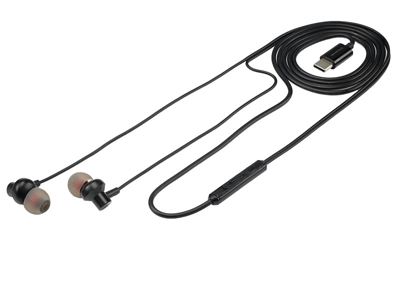 Auriculares in-ear WAYME con micrófono y conector USB-C