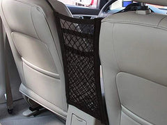 Organizador de red para el coche, para montar entre o detrás de los asientos