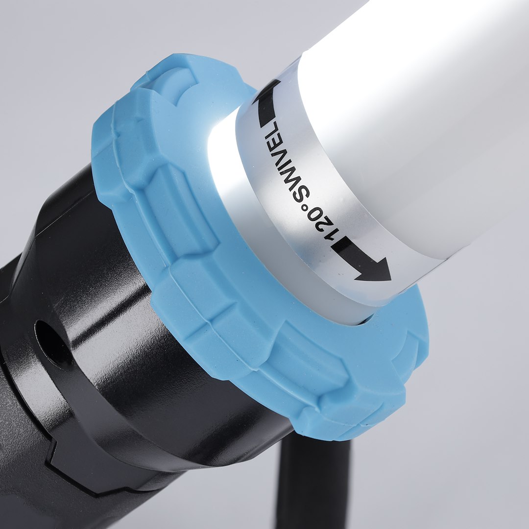 Lámpara de trabajo LED underhood con clips recubiertos de goma