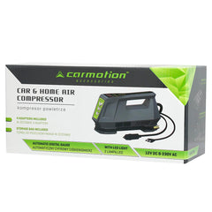 Compresor de aire CARMOTION con medición digital de presión y luz LED