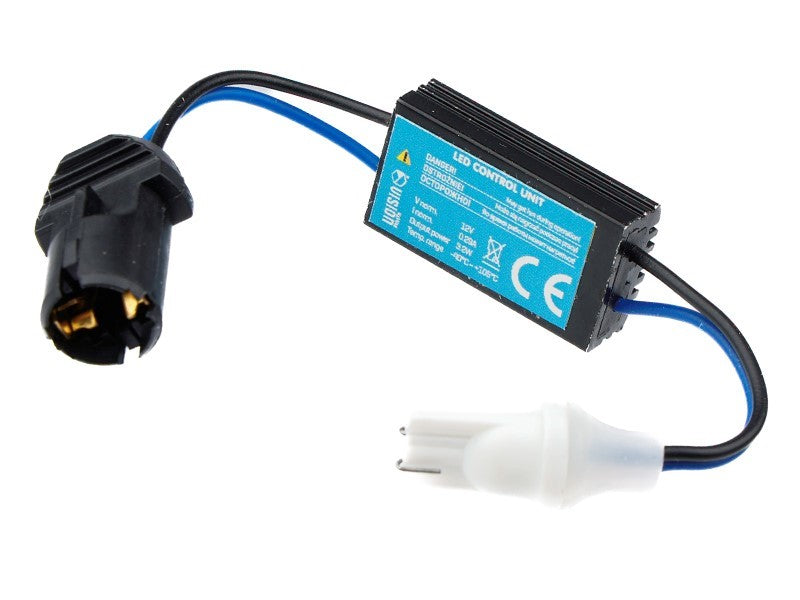 Driver LED / resistencia para T10 (W5W) 12V de VISION