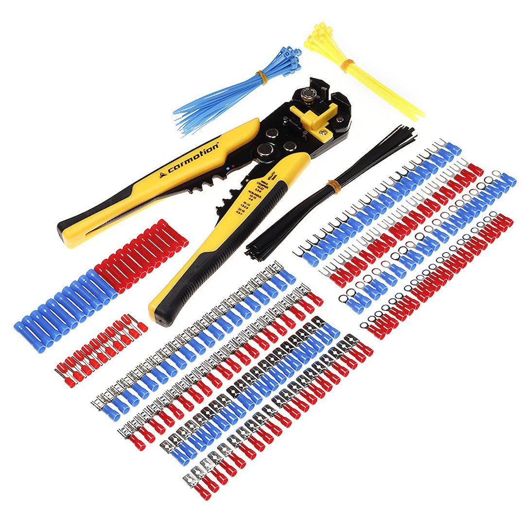 Pelacables con terminales y bridas para cables de CARMOTION