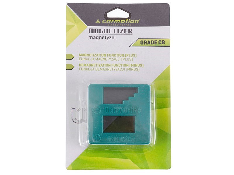 Magnetizador con imán integrado para herramientas y virutas metálicas