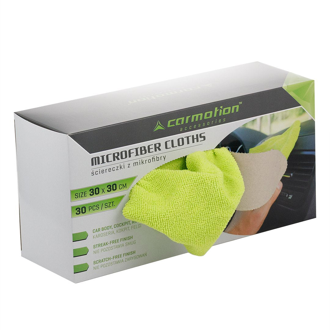 Set de 30 paños de microfibra de CARMOTION