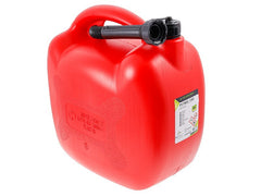 Bidón de gasolina ovalado rojo de plástico de 20 litros de CARMOTION