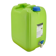 Bidón de agua de 20 L con grifo metálico corto