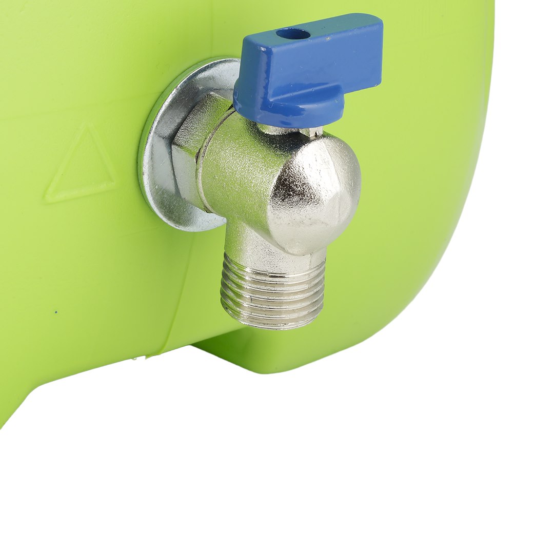 Bidón de agua de 20 L con grifo metálico corto fijo