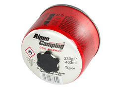 Hornillo de camping sencillo para cartucho de gas de 230 g
