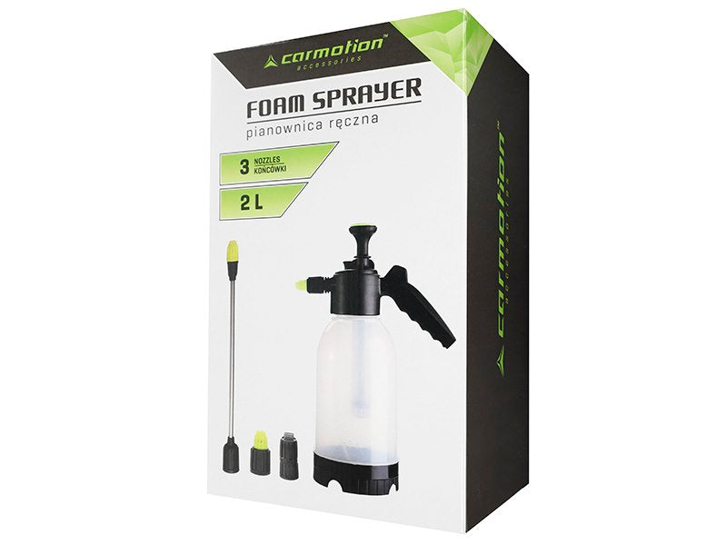 Pulverizador manual de espuma CARMOTION con depósito de 2 litros