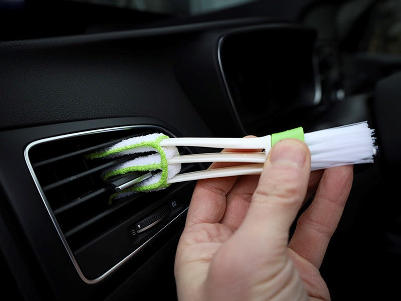 Kit de cuidado del coche con guante de microfibra y aplicador de cera