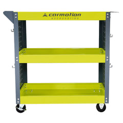 Carro de taller con paneles laterales y 3 estantes de CARMOTION