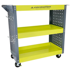 Carro de taller con ruedas giratorias y freno