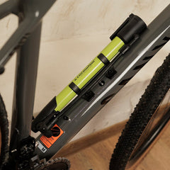 Minibomba de 310 mm con soporte de montaje para bicicleta