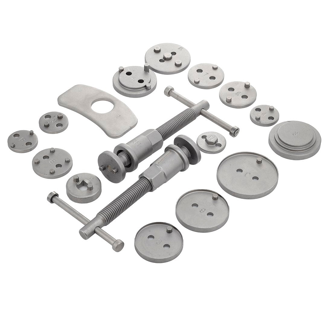 Herramienta para pistones de freno en maletín de plástico de CARMOTION