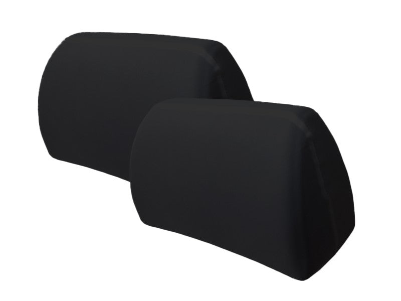 Fundas negras para reposacabezas de CARMOTION, 2 unidades