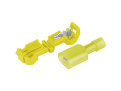 Conectores rápidos tipo T amarillos 4,0-6,0 mm² 15A - 5 uds.