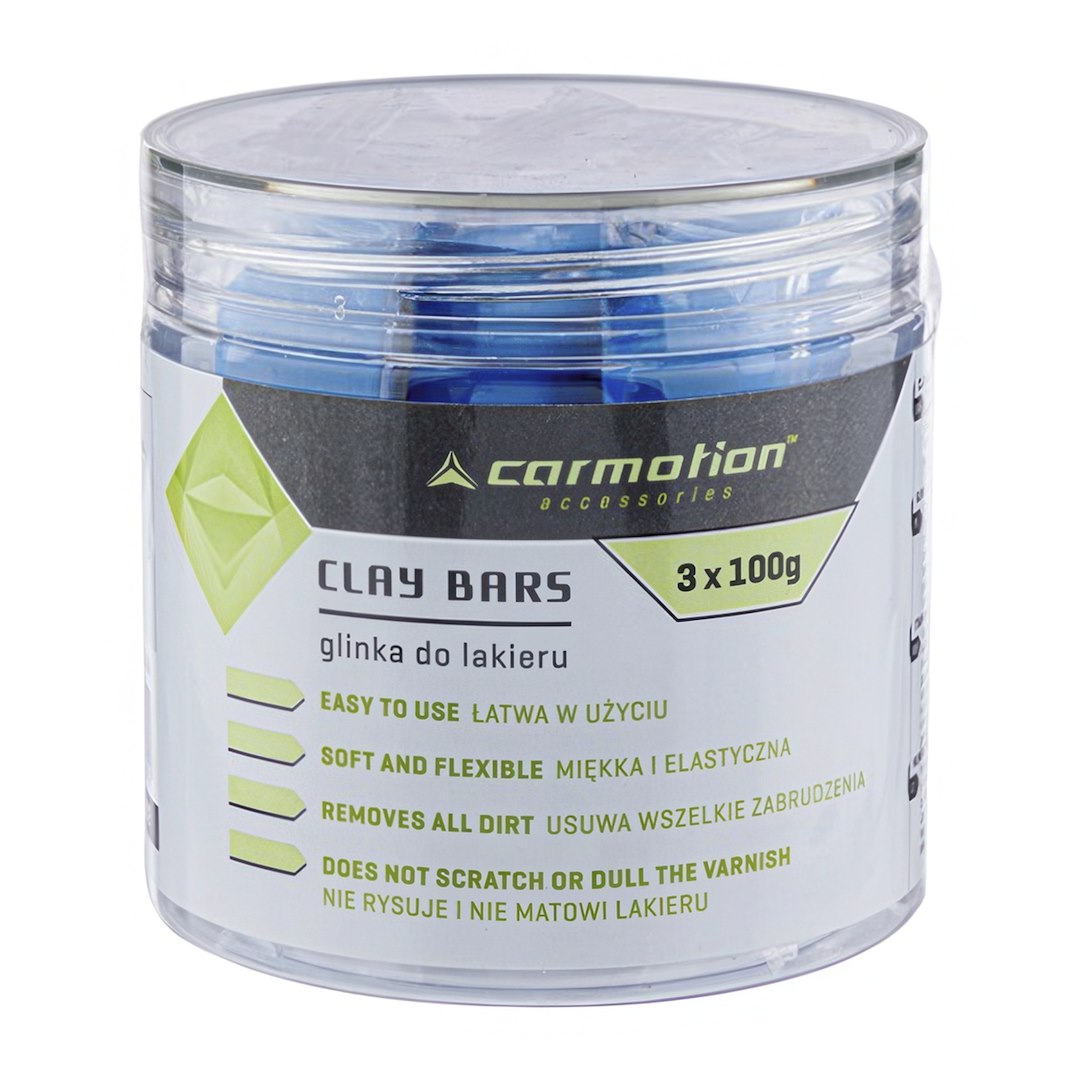 Clay bar para limpiar la pintura 3 x 100 g