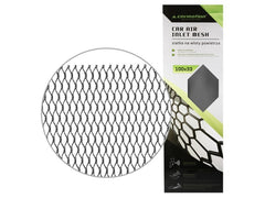 Malla de entrada de aire de aluminio negro con diseño honeycomb, 8x25 mm, 100x33 cm