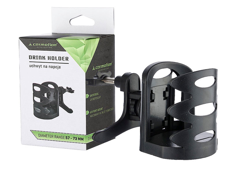 Portavasos para coche de CARMOTION para rejilla de ventilación o con ventosa