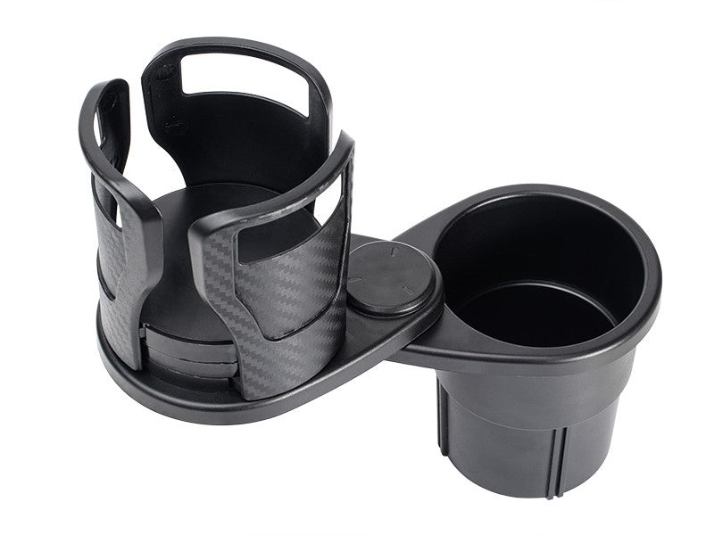Portavasos extensible para coche con soporte superior e inferior