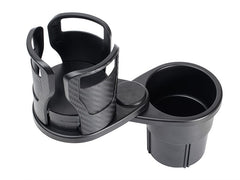 Portavasos extensible para coche con soporte superior e inferior