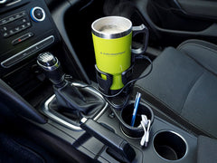 Portavasos plegable con doble almacenamiento para el interior del coche