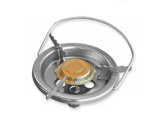 Cocina de camping con 1 hornillo de 160 mm y asa para bombona de gas