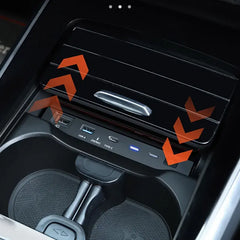 Mercedes-Benz A-Klasse / B-Klasse 2019-2022 Trådløs Mobiloplader med 27W hurtigopladning